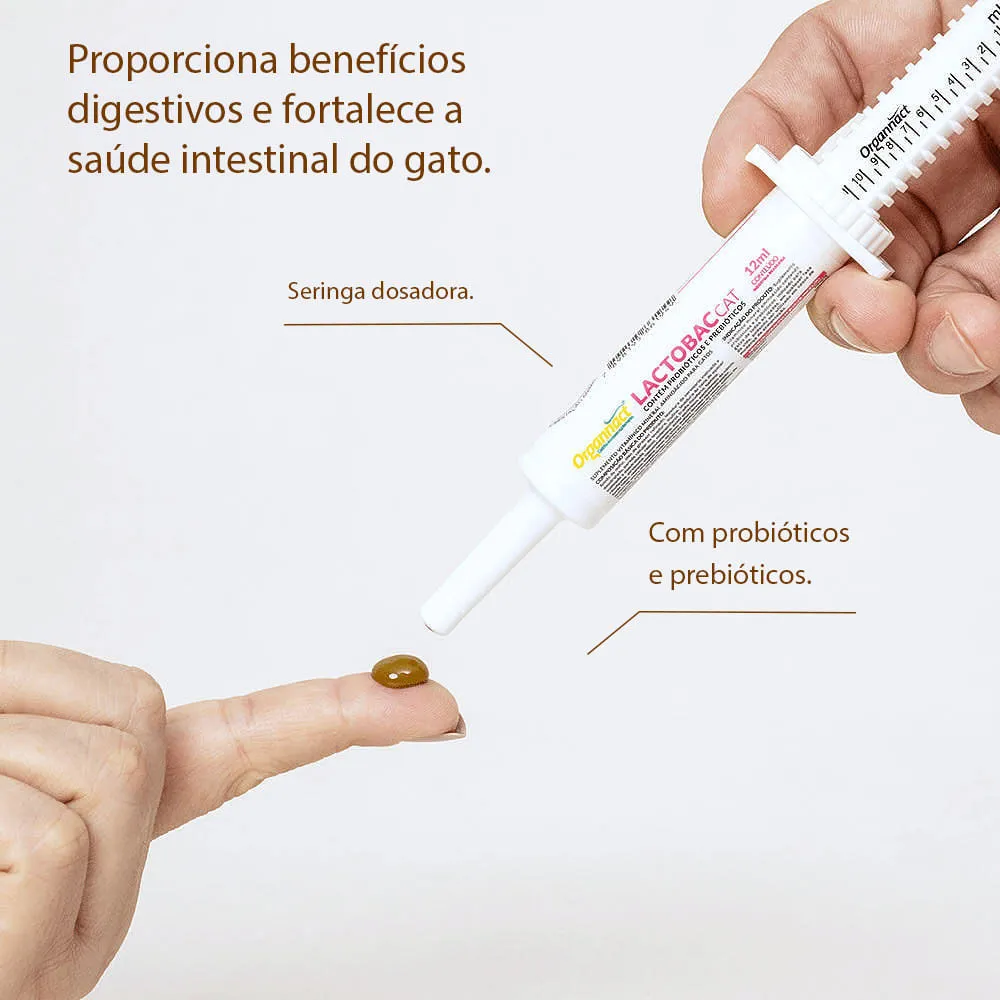 Lactobac Cat Organnact Suplemento Vitamínico — foto 4
