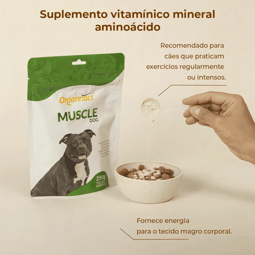 Muscle Dog Suplemento Vitamínico Organnact — foto 3