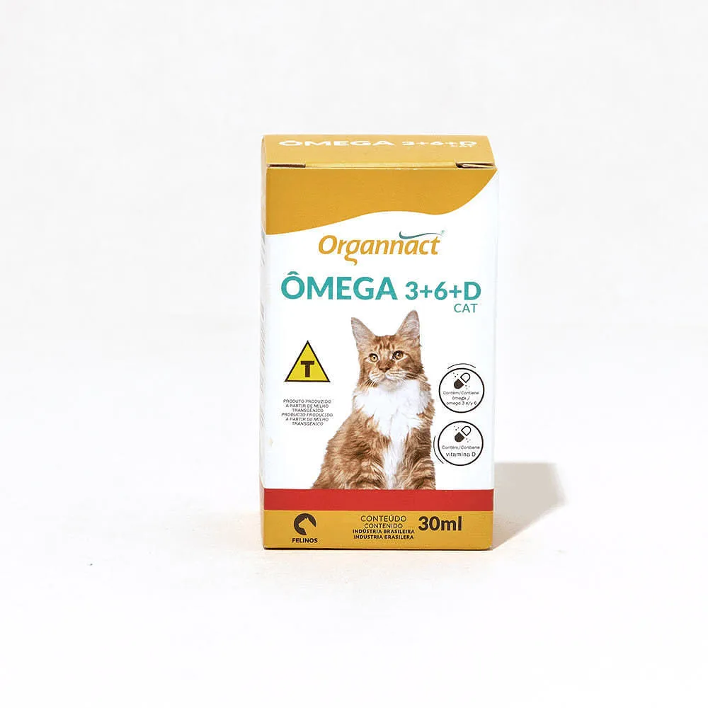 Organnact Ômega 3+6+D para Gatos