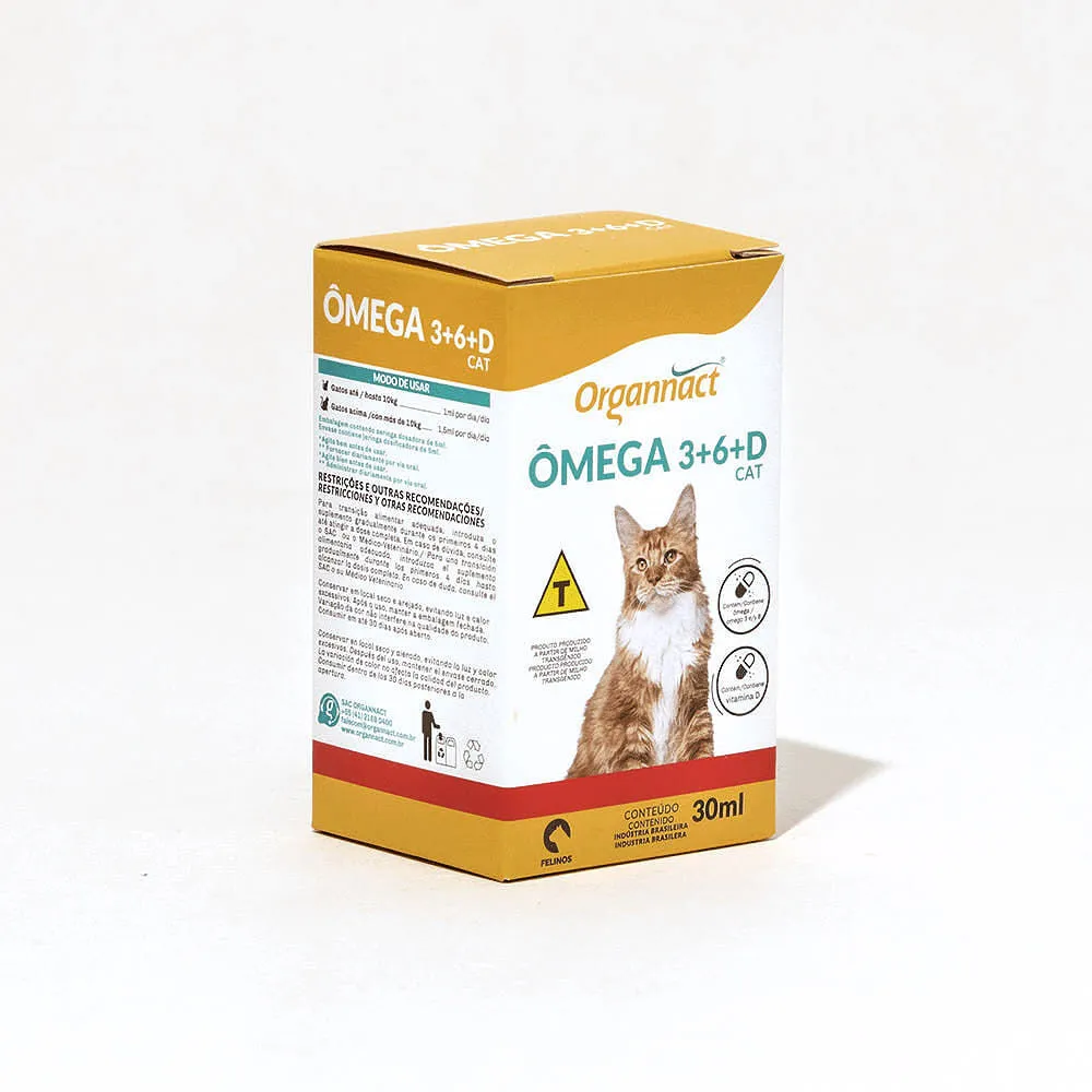 Organnact Ômega 3+6+D para Gatos — foto 2
