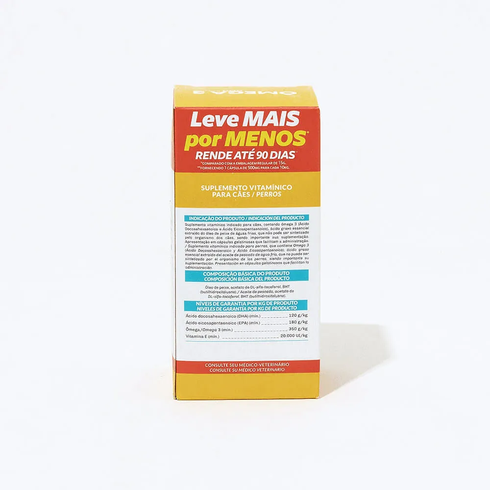 Ômega 3 Dog 500mg para Cães Organnact — foto 2