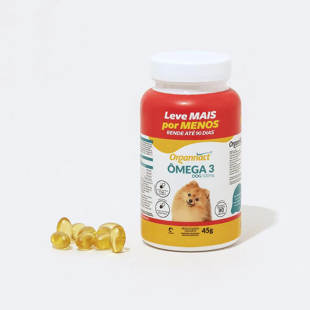 Ômega 3 Dog 500mg para Cães Organnact — foto 5