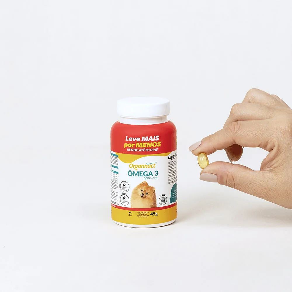 Ômega 3 Dog 500mg para Cães Organnact — foto 6
