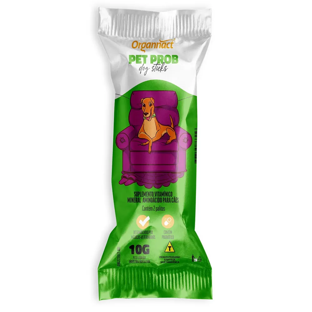 Organnact Pet Prob Dog Sticks para Cães
