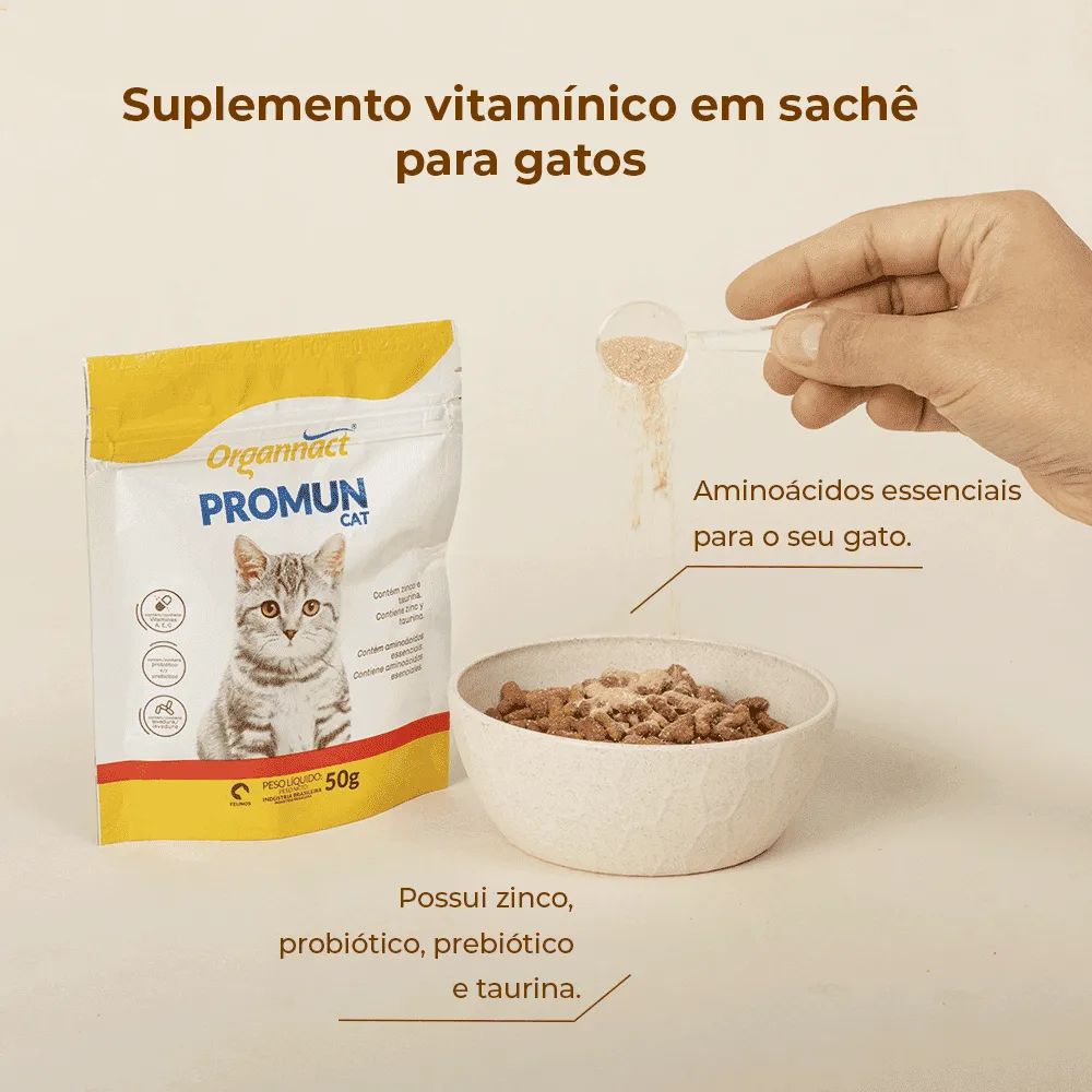 Organnact Promun Cat Suplemento em Pó para Gatos — foto 3