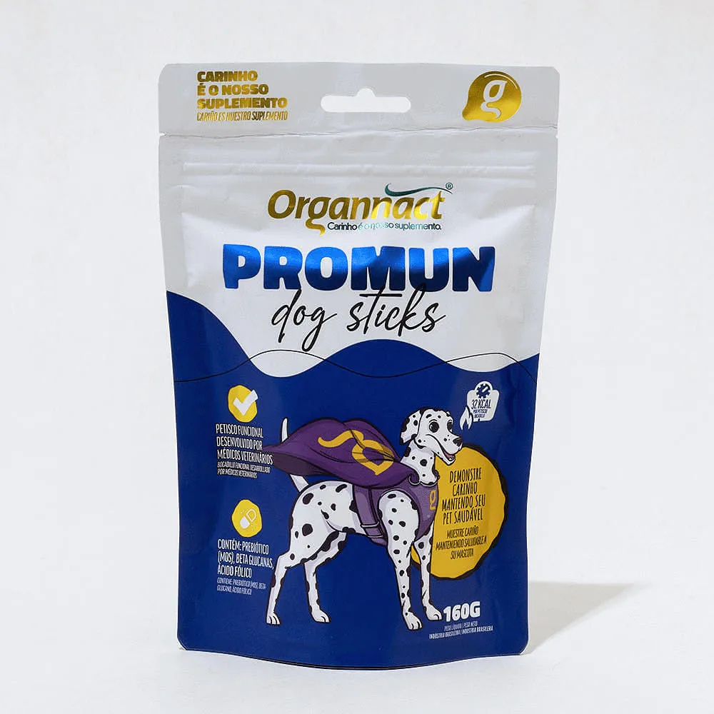 Promun Dog Sticks Petisco Funcional Organnact
