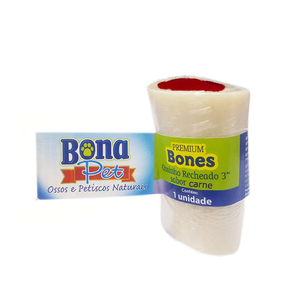 Ossinho Recheado Carne Bona Pet
