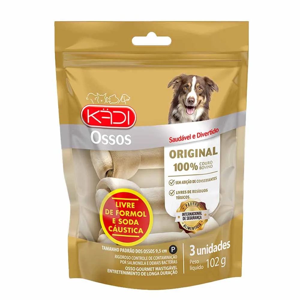 Petisco Cães Osso Original Pequeno Kadi