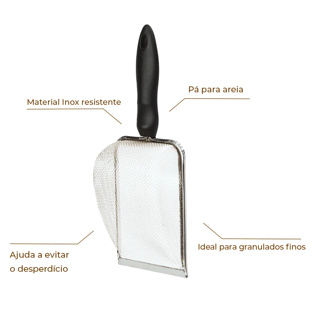 Pá Higiênica Inox Malha Fina MyHug — foto 2