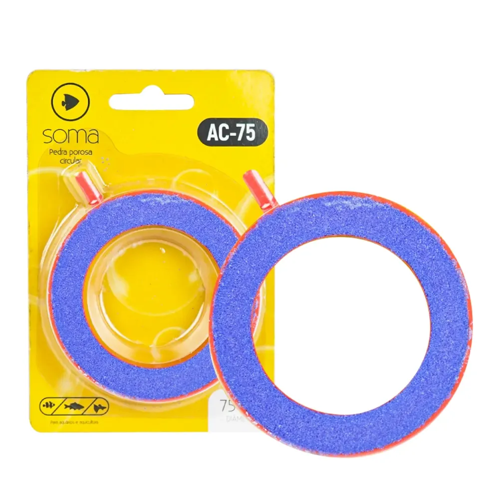 Pedra Porosa Cerâmica Circular AC75 Soma 75 mm — foto 2