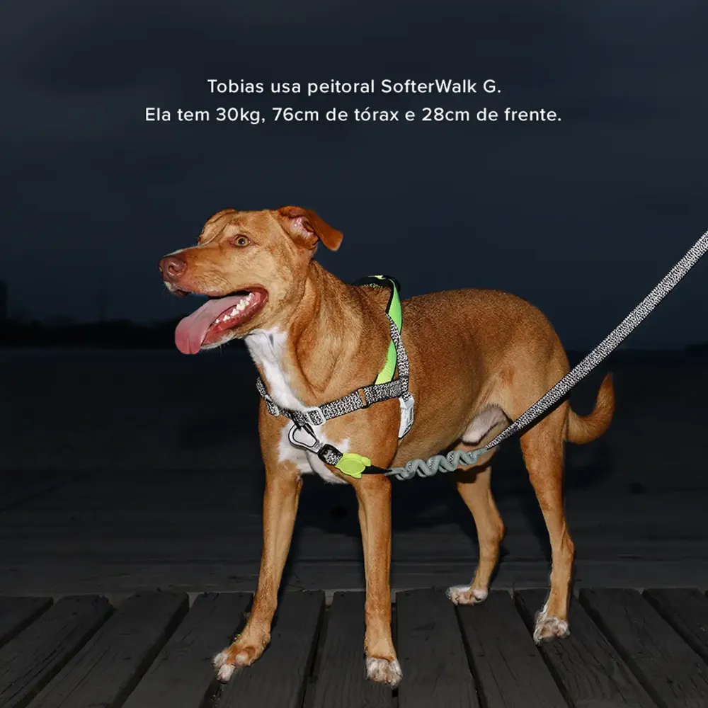 Peitoral Antipuxão para Cães SofterWalk Zee.Dog Nox — foto 4