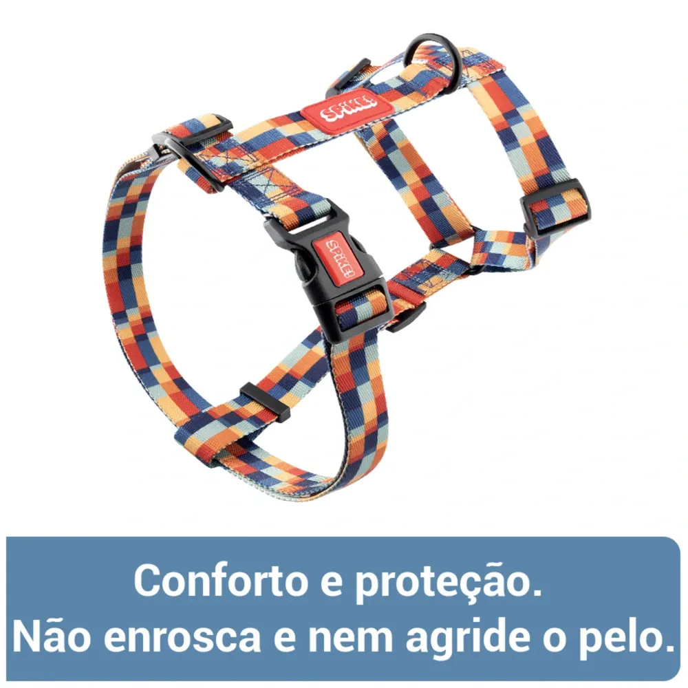 Peitoral H para Cães Bluechess Spike — foto 3