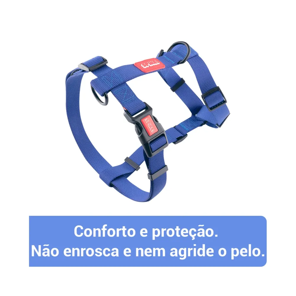 Peitoral H para Cães Navy Spike — foto 3