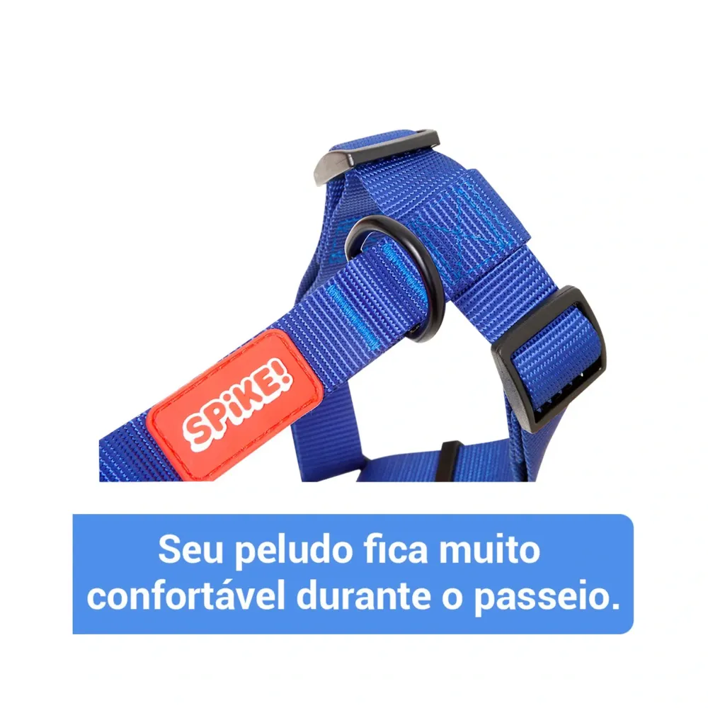 Peitoral H para Cães Navy Spike — foto 4