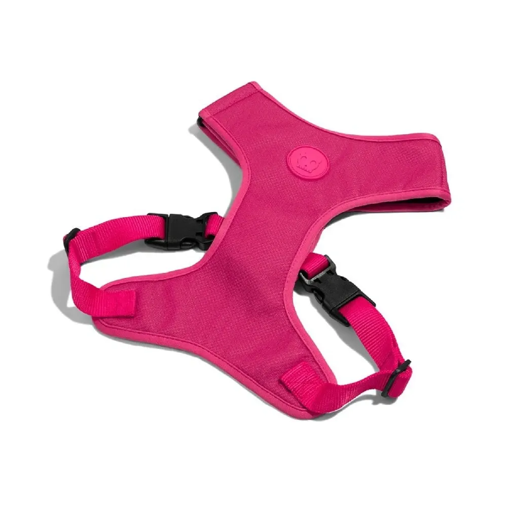Peitoral para Cães Air Mesh Pink LED Ajustável Zee.Dog — foto 2