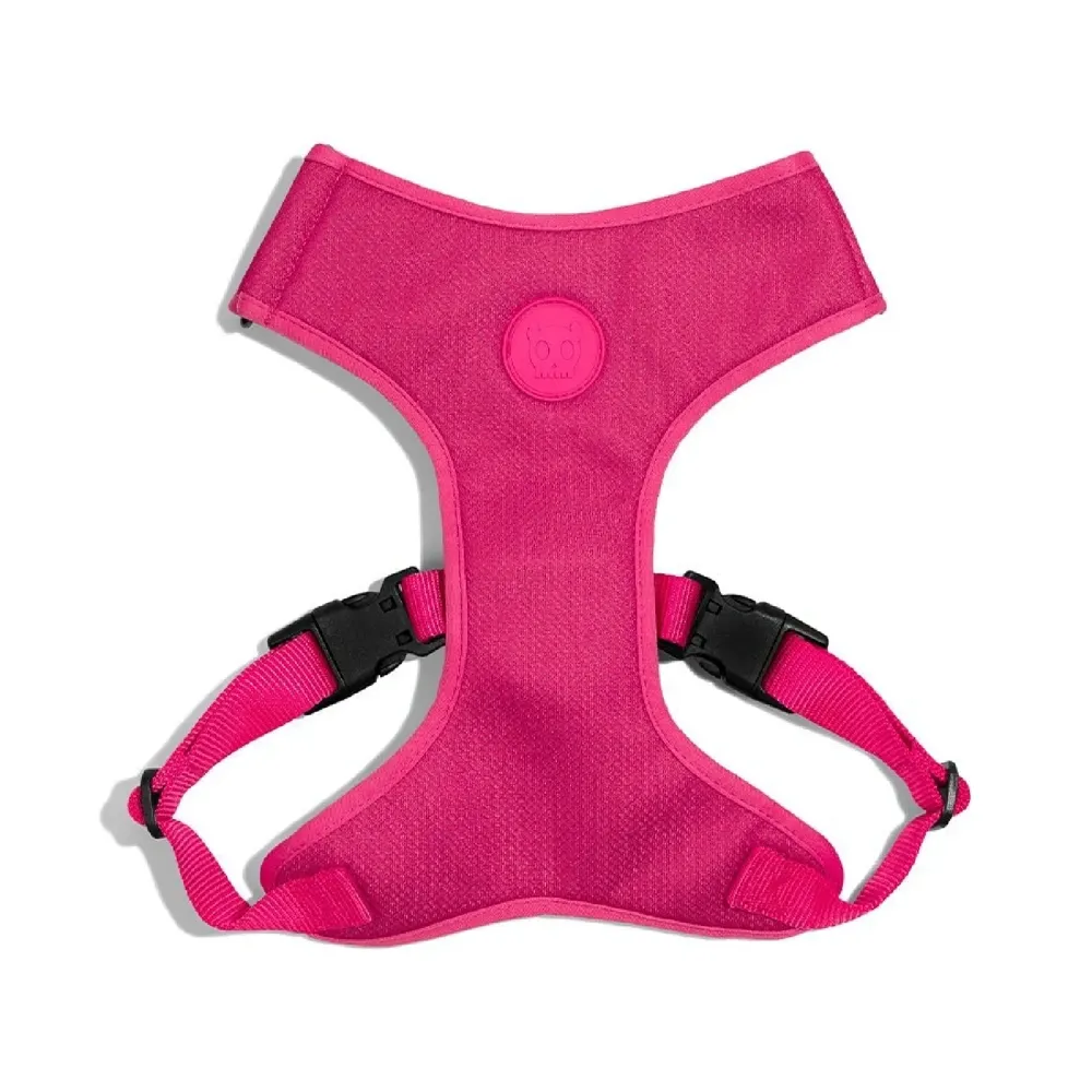Peitoral para Cães Air Mesh Pink LED Ajustável Zee.Dog — foto 5