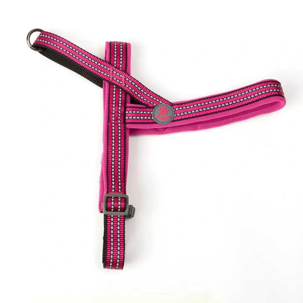 Peitoral Refletivo para Cães Vario Neoprene Doco Rosa — foto 5