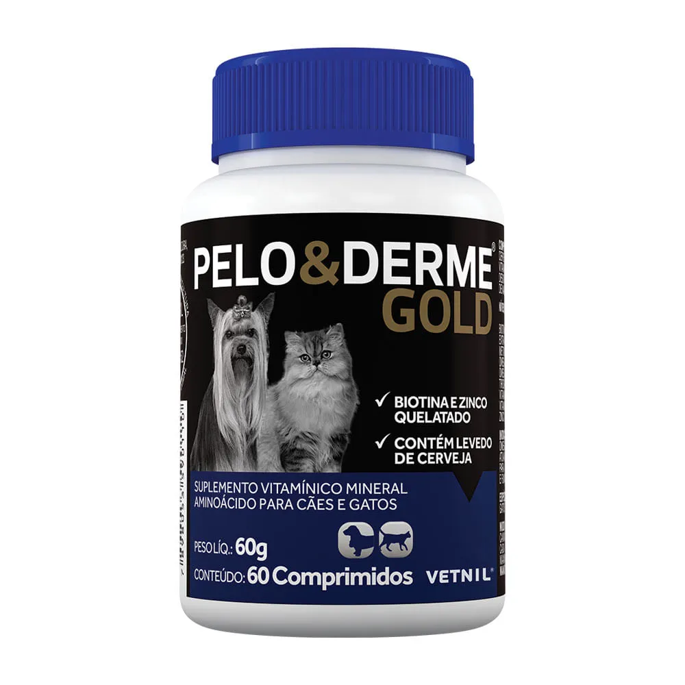 Pelo e Derme Gold Cães e Gatos Vetnil — foto 2