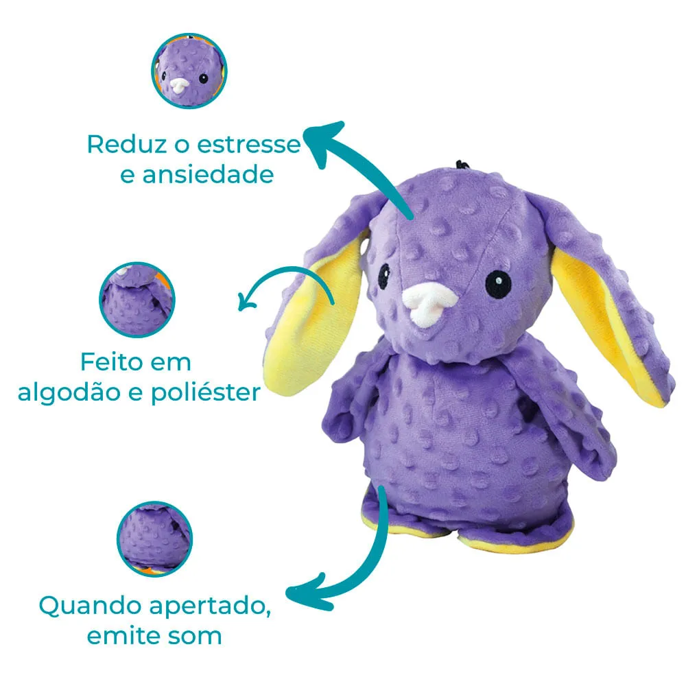 Pelúcia Coelho Big Escama Lilás Jambo — foto 3