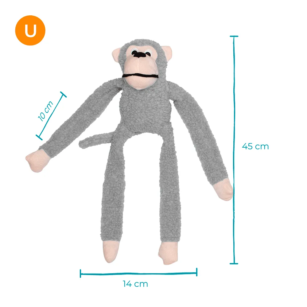 Pelúcia Macaco Limited Jambo Cinza — foto 3