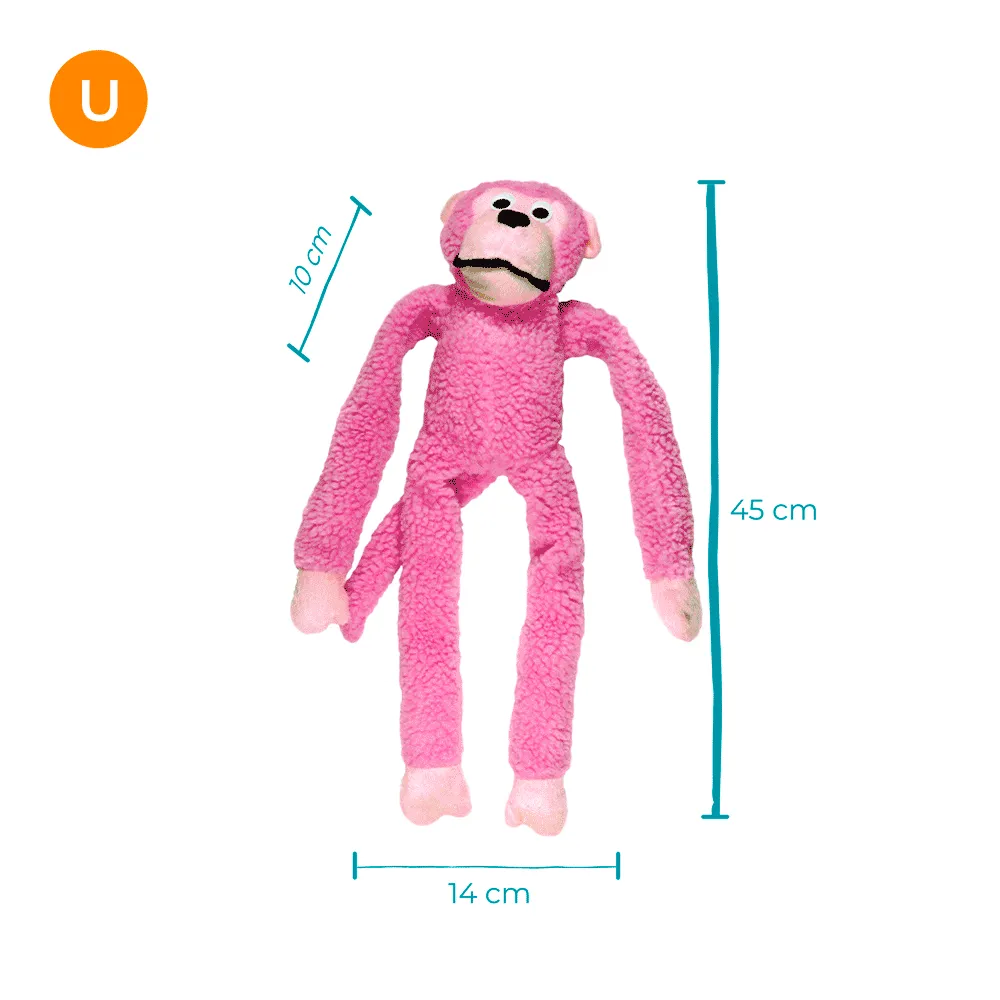 Pelúcia Macaco Limited Jambo Rosa — foto 3