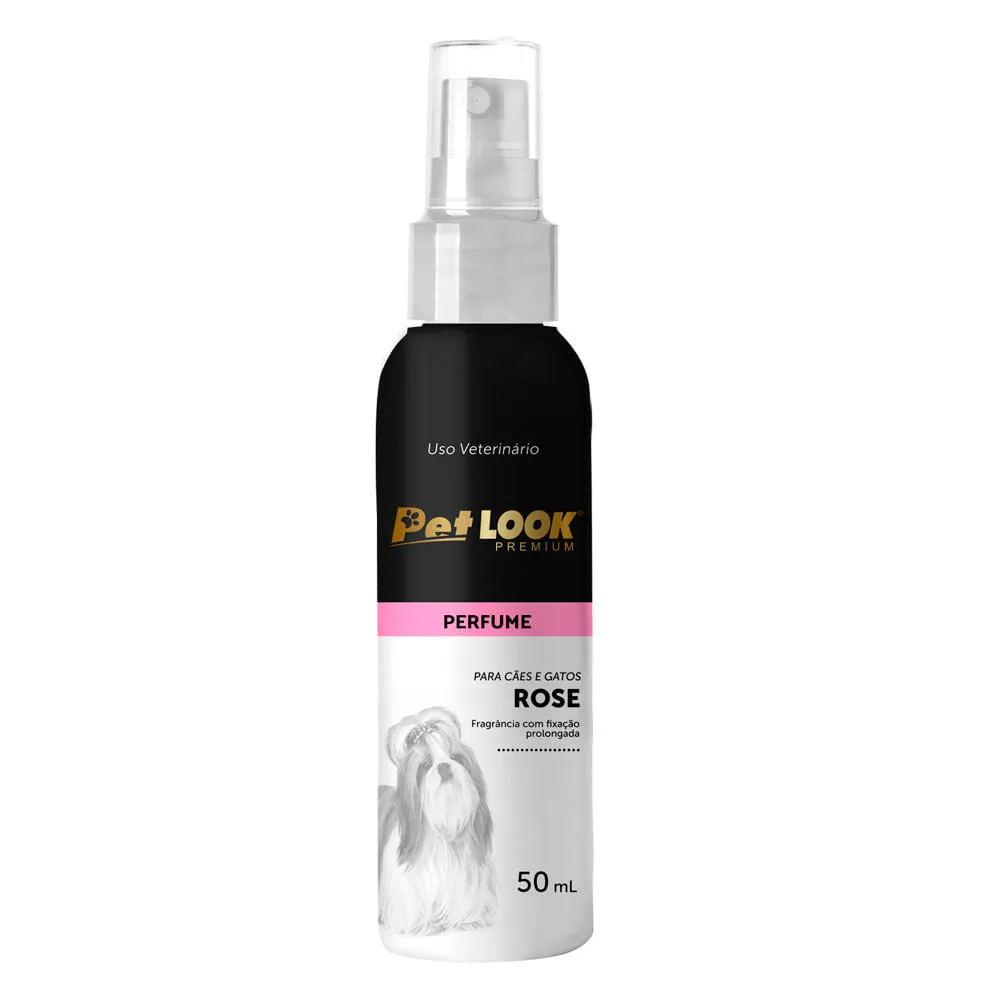 Perfume Rose para Cães e Gatos Pet Look