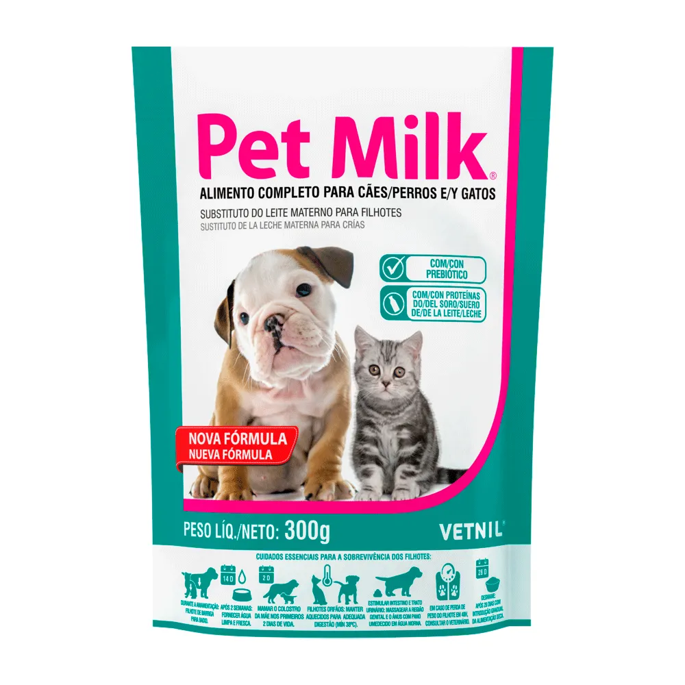 Pet Milk Vetnil – Leite Substituto para Filhotes de Cães e Gatos — foto 3
