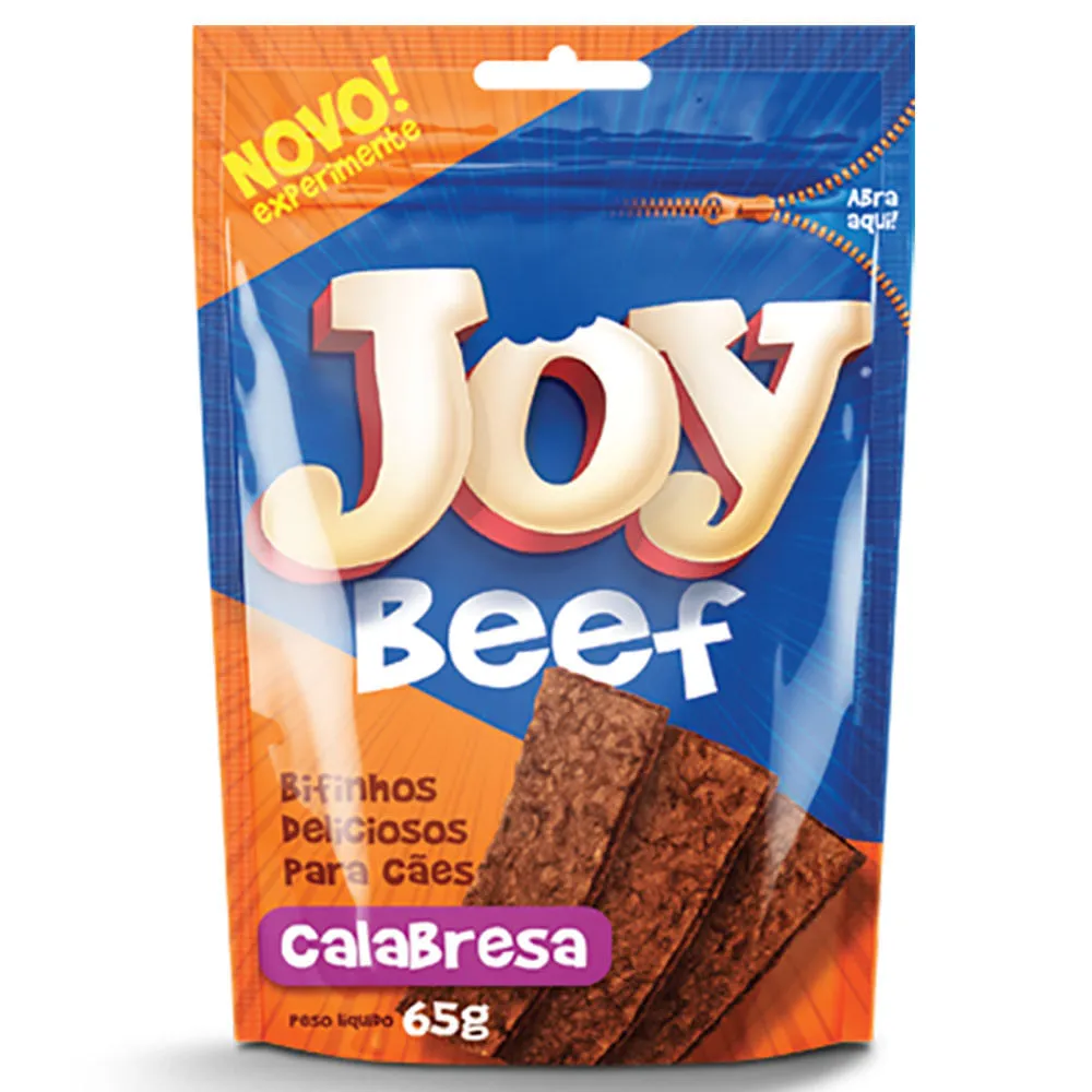 Petisco Bifinho Joy Beef Calabresa