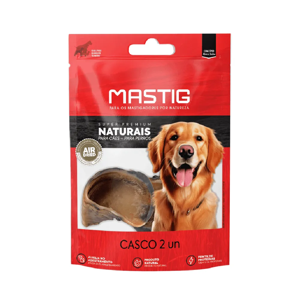 Petisco Casco Bovino para Cães Mastig