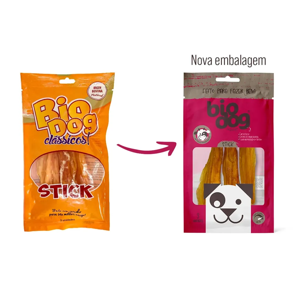 Petisco Sticks Mastigável Carne Biodog — foto 2