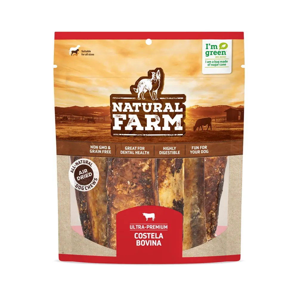 Petisco Costela Bovina 6” Natural Farm