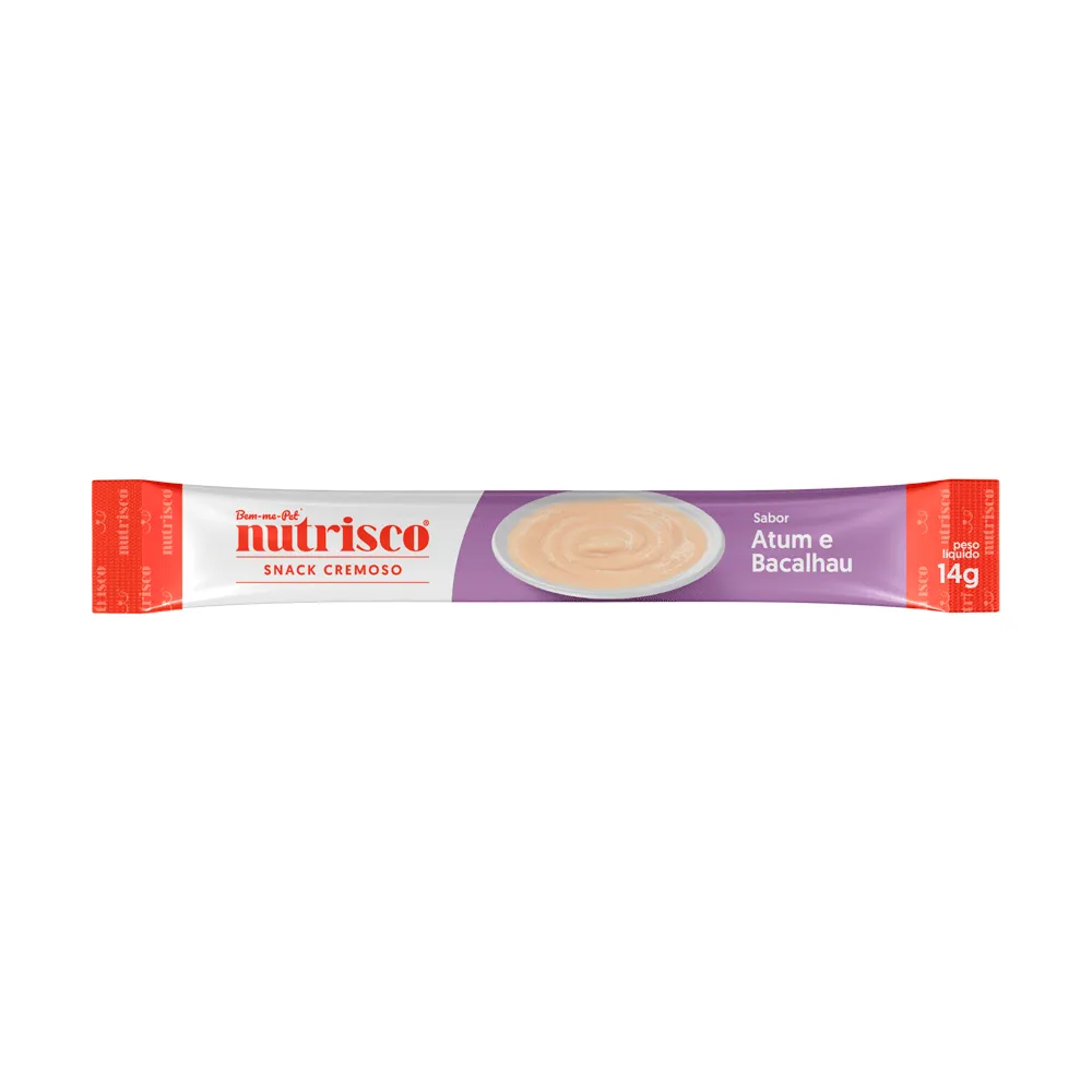 Petisco Cremoso Nutrisco para Gatos Atum e Bacalhau — foto 2