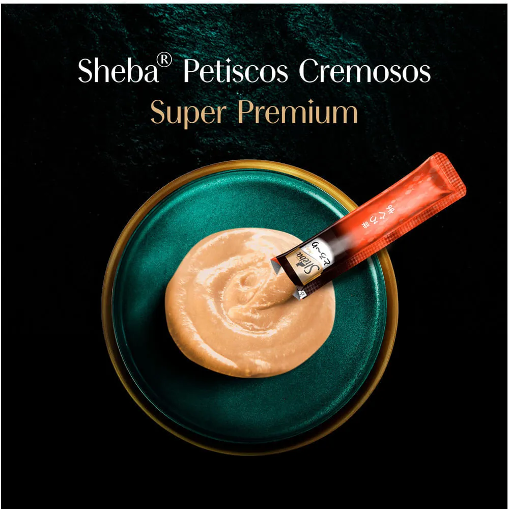 Petisco Sheba Cremoso para Gatos Atum e Atum com Camarão — foto 5