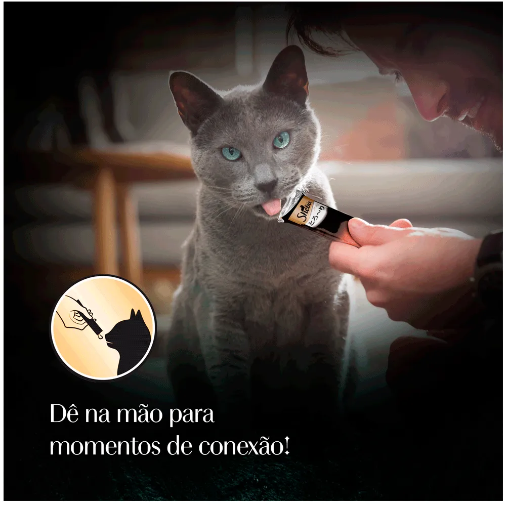 Petisco Sheba Cremoso para Gatos Adultos Atum — foto 6
