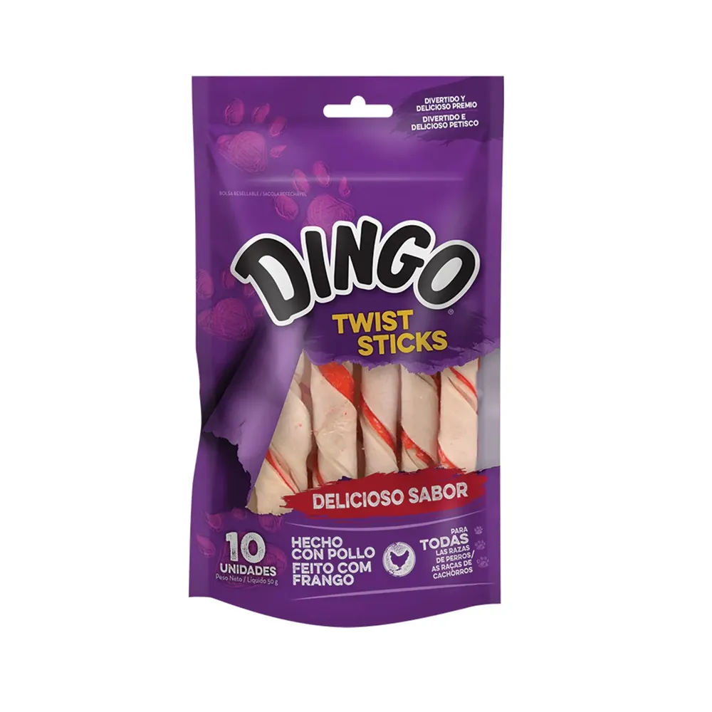 Petisco Dingo Twist para Cães Adultos