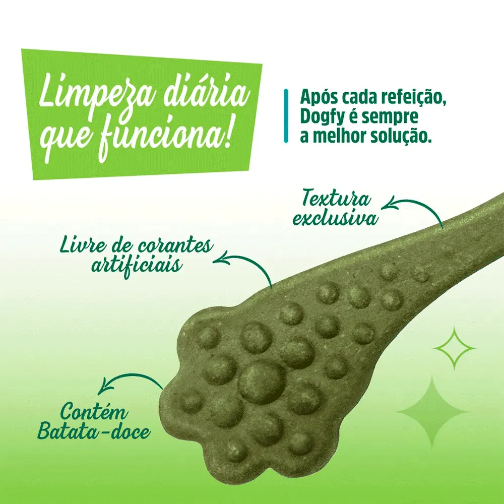 Petisco Dogfy Dental para Cães de Porte Mini — foto 2