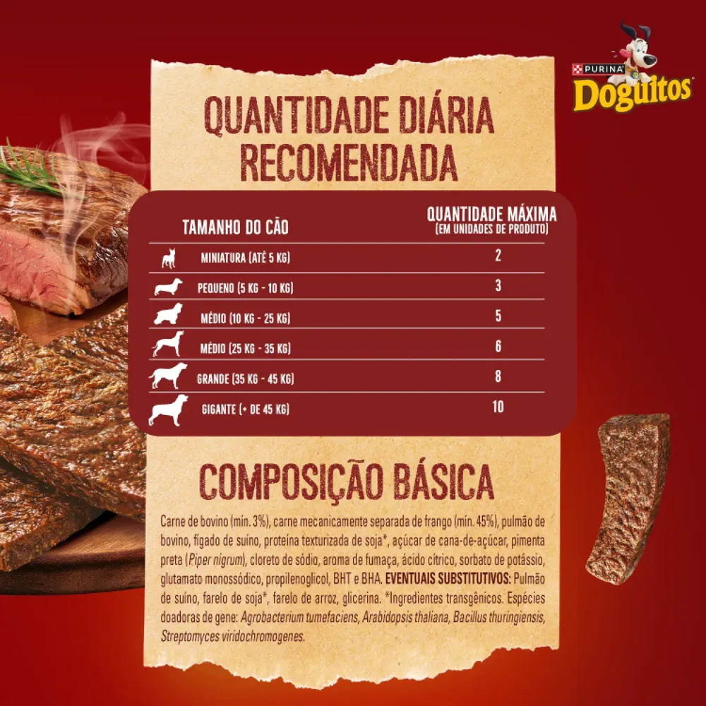 Petisco Cães Doguitos Rodízio Carne Purina — foto 6