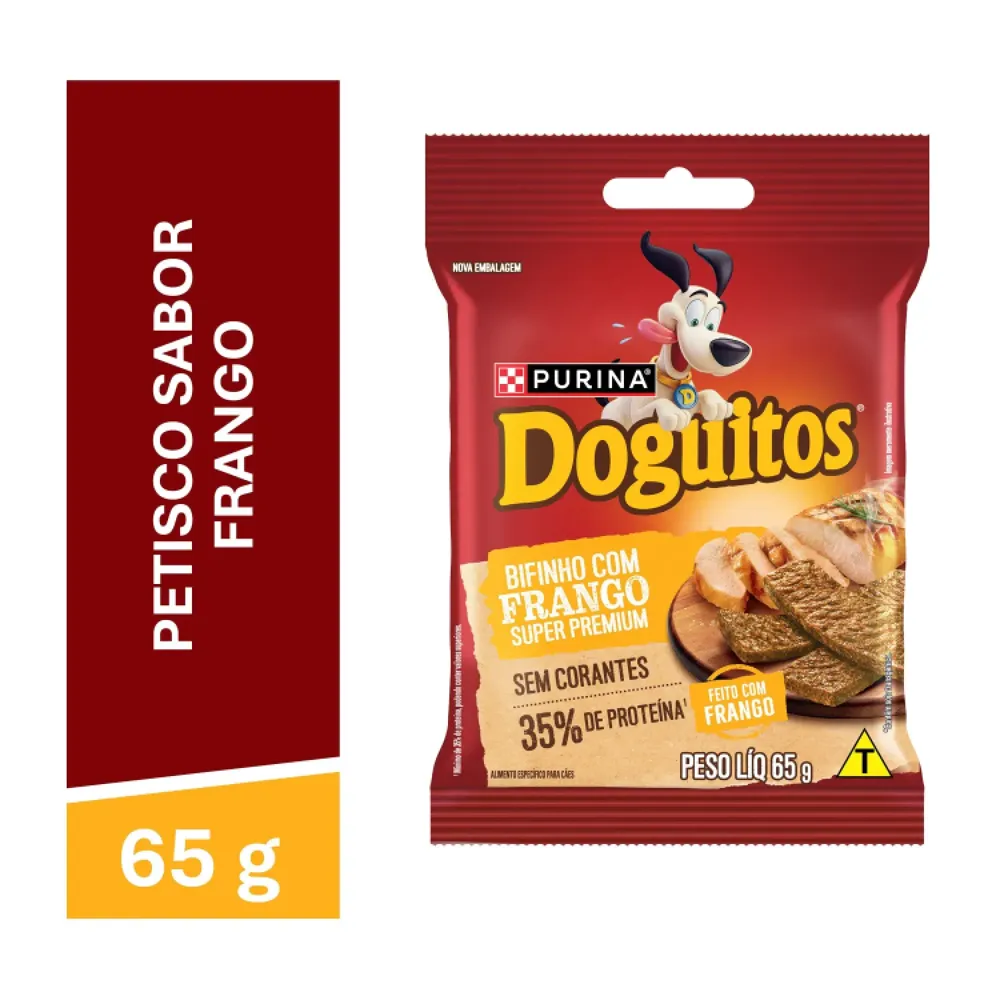 Petisco Cães Doguitos Rodízio Frango Purina — foto 2