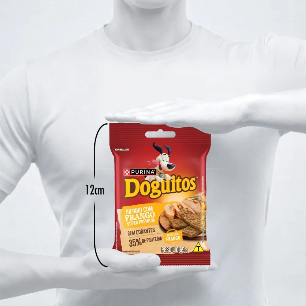 Petisco Cães Doguitos Rodízio Frango Purina — foto 6