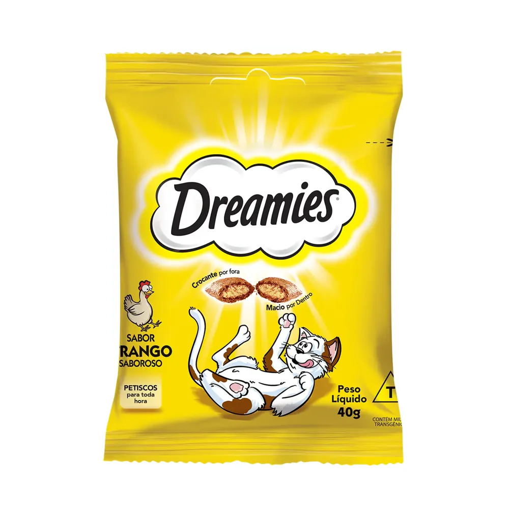 Petisco Dreamies Frango para Gatos Adultos — foto 2