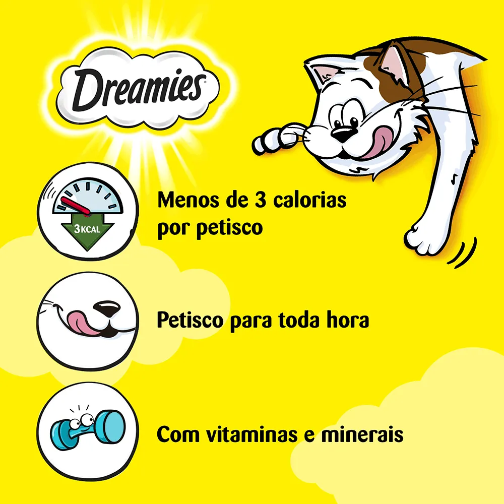 Petisco Dreamies Frango para Gatos Adultos — foto 4