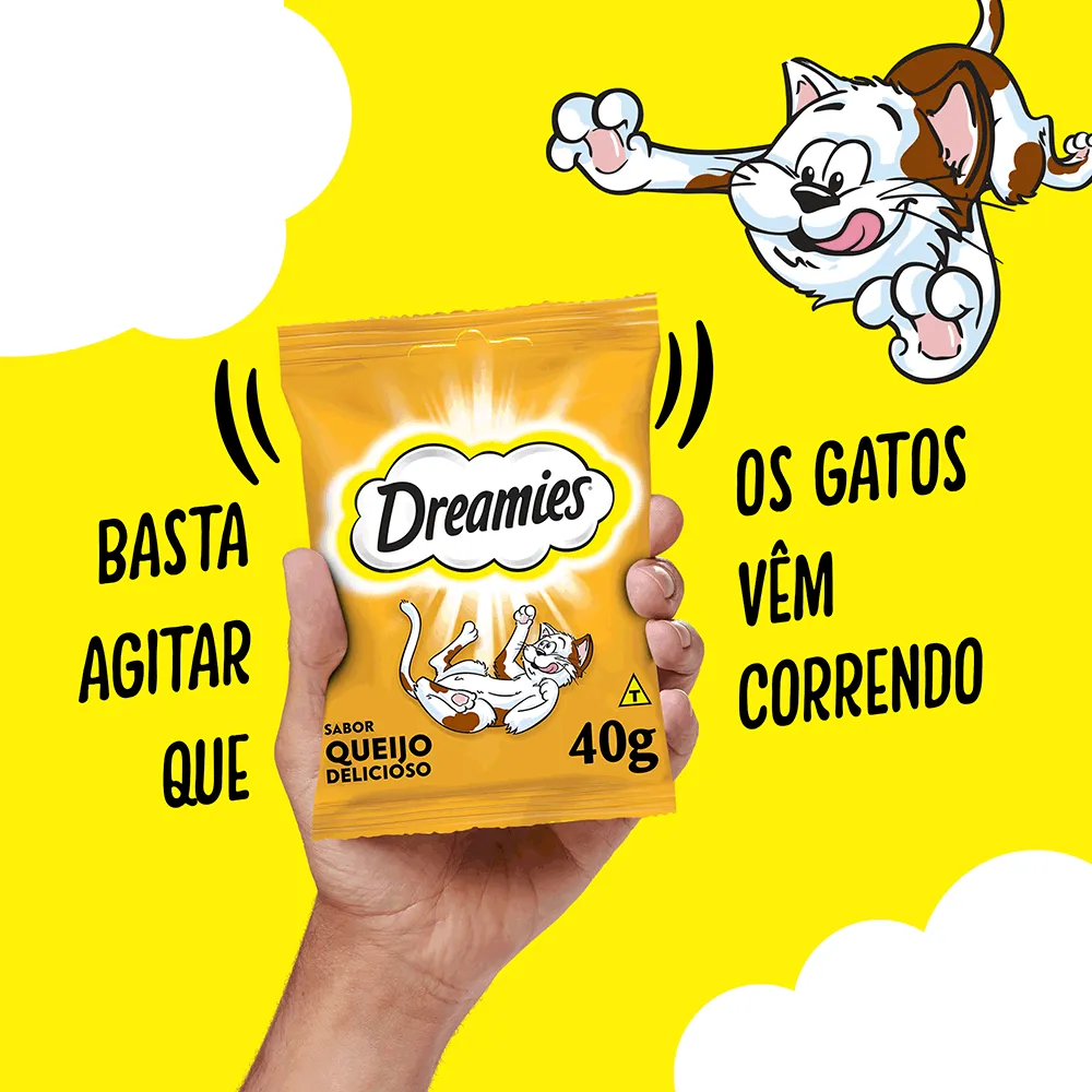 Petisco Dreamies Queijo para Gatos Adultos — foto 6