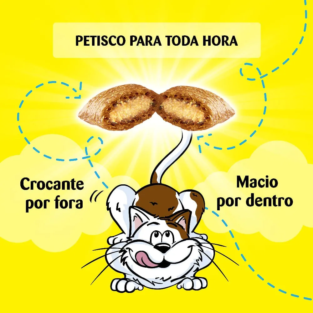 Petisco Dreamies Salmão Irresistível Gatos Adultos — foto 5