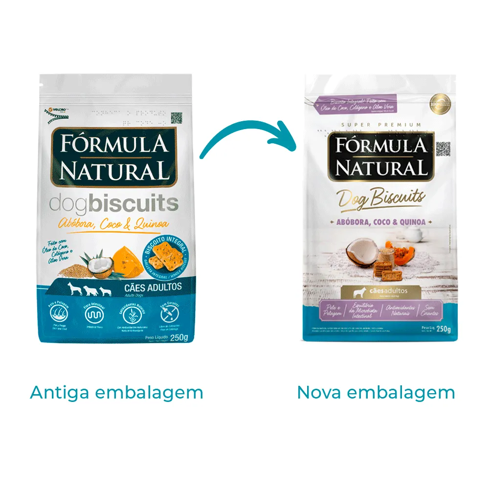 Petisco Fórmula Natural Dog Biscuits Abóbora Cães Adultos — foto 2