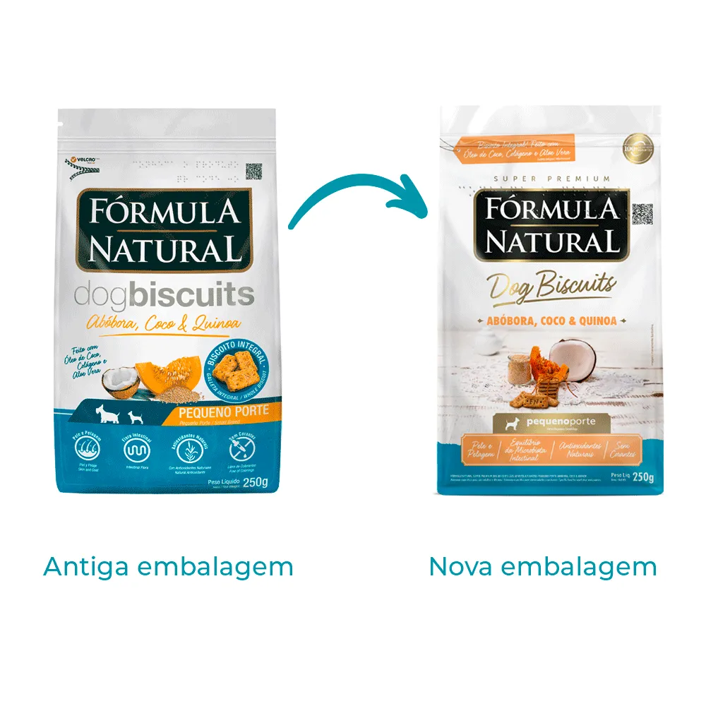 Petisco Fórmula Natural Dog Biscuits Abóbora Cães Adultos Pequeno Porte — foto 2