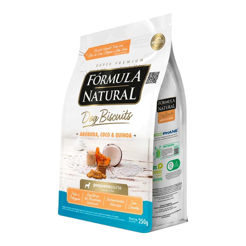 Petisco Fórmula Natural Dog Biscuits Abóbora Cães Adultos Pequeno Porte — foto 3