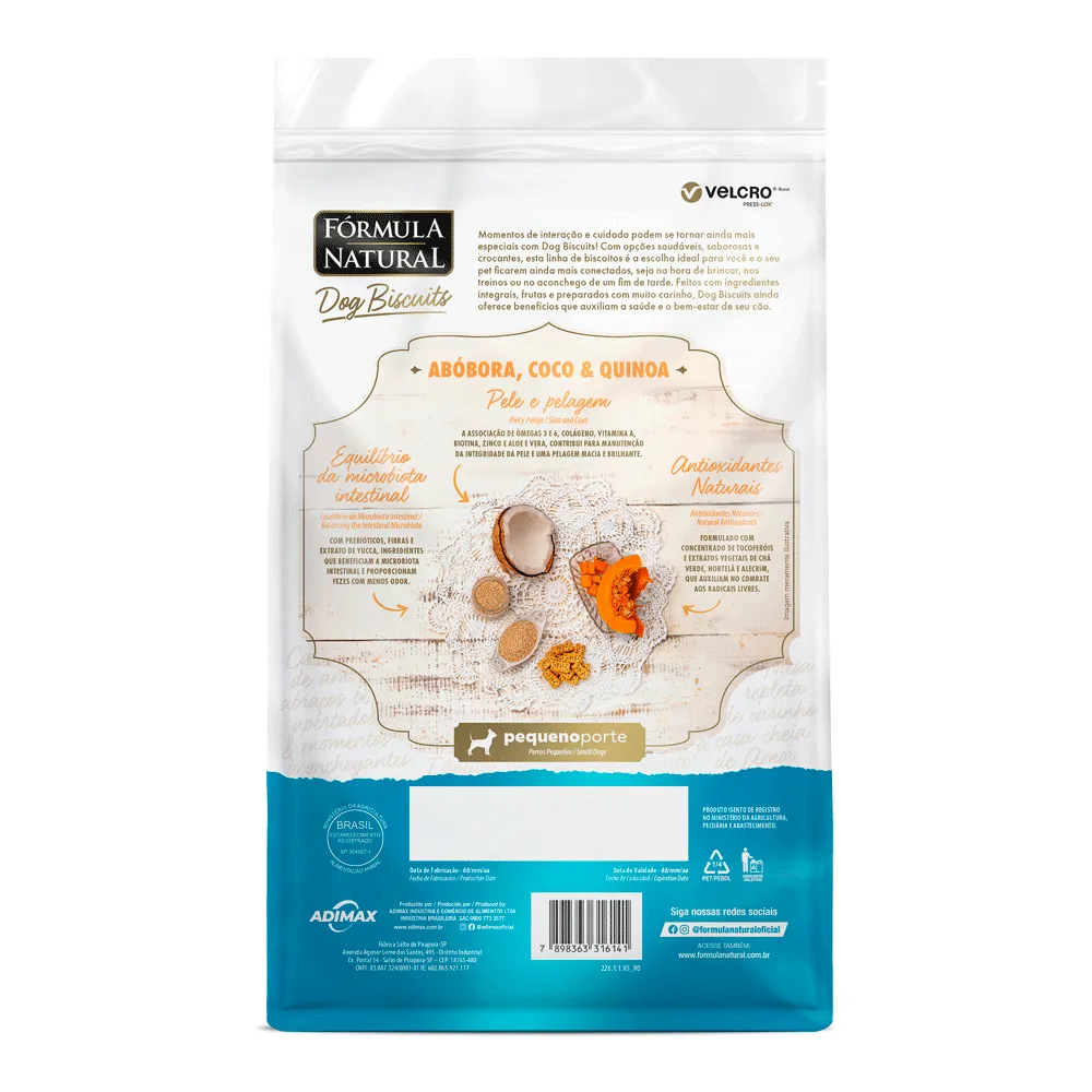 Petisco Fórmula Natural Dog Biscuits Abóbora Cães Adultos Pequeno Porte — foto 5