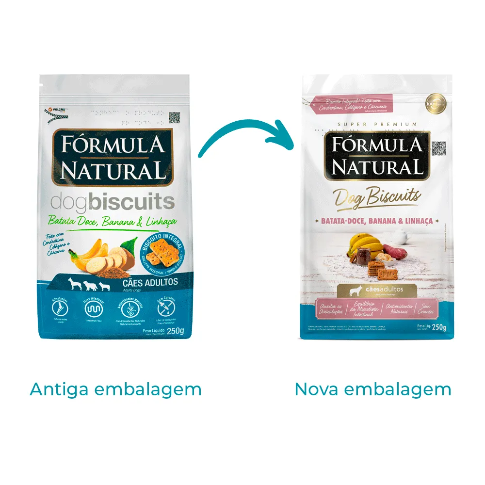 Petisco Fórmula Natural Dog Biscuits Batata Doce Cães Adultos — foto 2