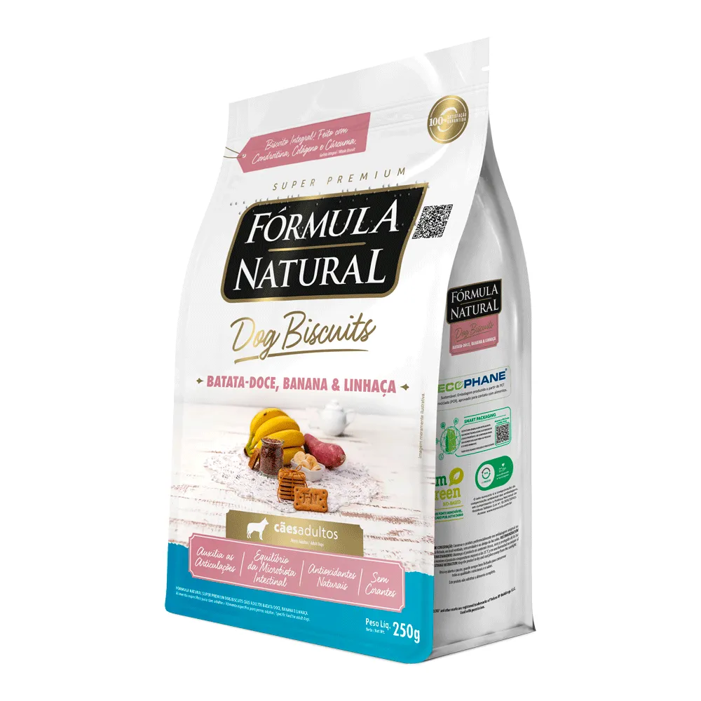 Petisco Fórmula Natural Dog Biscuits Batata Doce Cães Adultos — foto 3