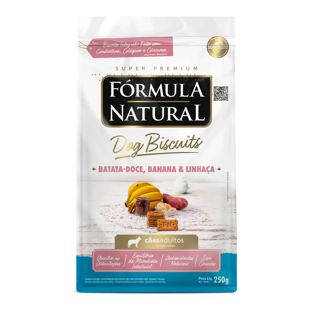 Petisco Fórmula Natural Dog Biscuits Batata Doce Cães Adultos — foto 4